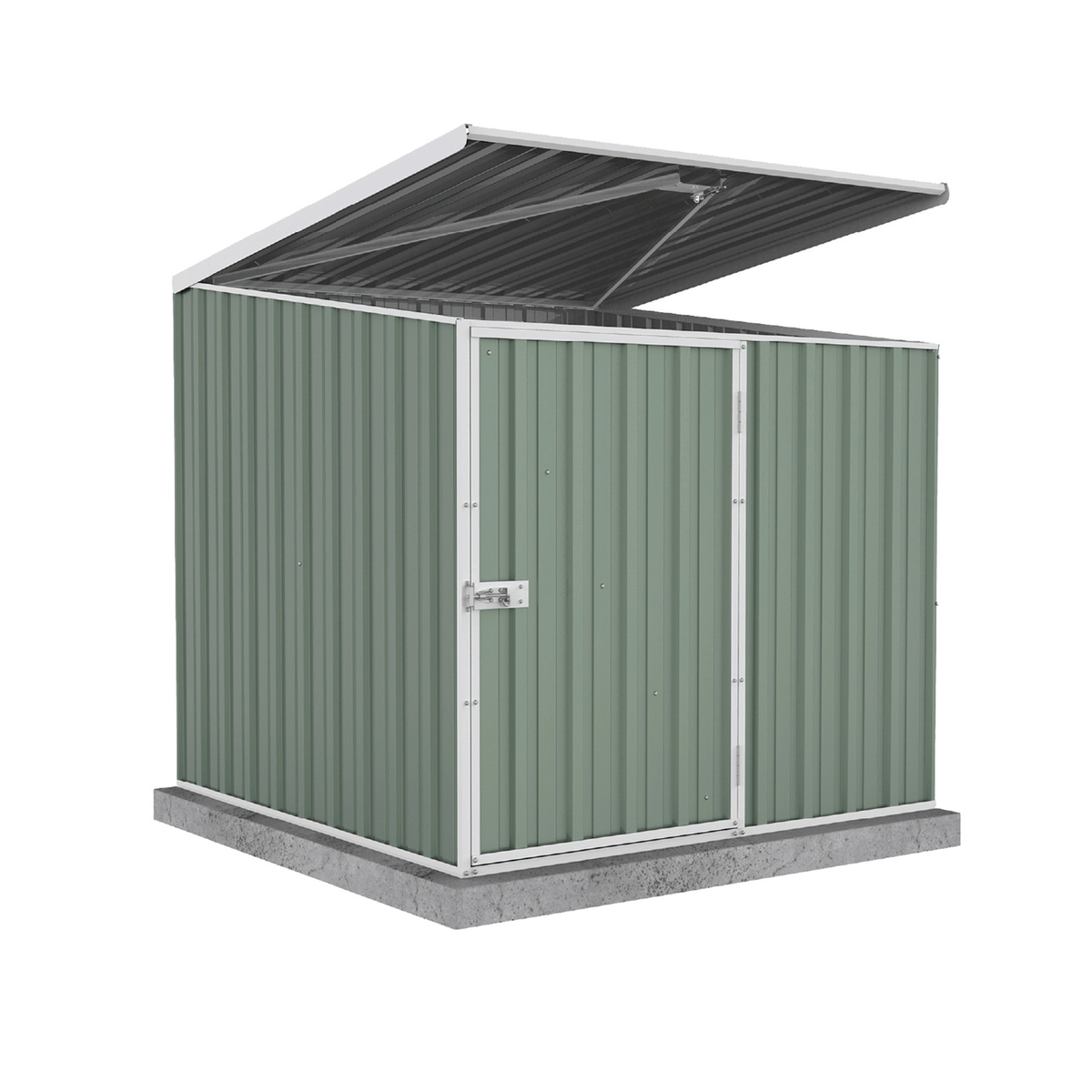 Absco Sheds 1.22 x 0.87 x 1.15m Pale Eucalypt Wood Store Cover ...
