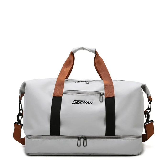 NNEOBA Short Travel Gym Duffel Bag Grey