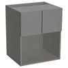 Kaboodle 600mm Smoked Grey Alpine Microwave Wall Cabinet
