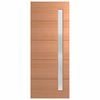 Hume 2040 x 820 x 40mm External Door Duracote Linear Translucent Glass XLR160