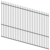 ProtectorAl 1201 - 2400 x 1800mm Monument Raked 16-30º Picket Top Pool Fence Panel