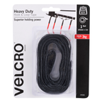 VELCRO Brand 25mm x 1m Black Heavy Duty Stick On Tape