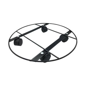 EDEN 30cm Heavy Duty Round Pot Plant Trolley - 30cm