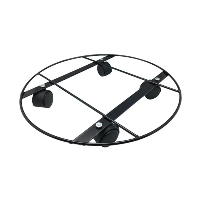 EDEN 30cm Heavy Duty Round Pot Plant Trolley - 30cm