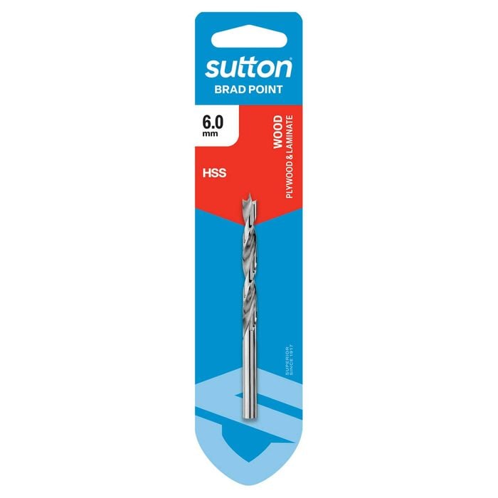 Sutton Tools 6.0mm Brad Point Drill 