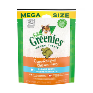 Greenies Cat Treats Dental Roast Chicken For Cats - 130g