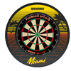 Formula Sports Micro Band 3 Dart Board And Winmau Miami Dartboard Surround Set