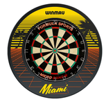 Formula Sports Micro Band 3 Dart Board And Winmau Miami Dartboard Surround Set