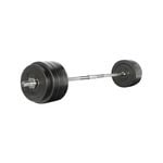 78KG Barbell Weight Set Plates Bar Bench Press 168cm
