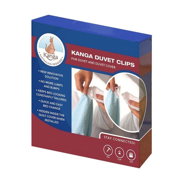 Kanga Quilt Clips Duvet/doona/quilt Cover Holder Professional Pack Makes 36 Beds