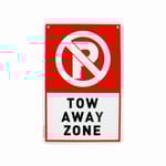 Sandleford 300 x 200mm Tow Away Zone Plastic Sign