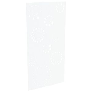ProtectorAl 300 - 1200 x 1201 - 2400mm Pearl White Fireworks Unframed Solid Aluminium Decorative Panel 