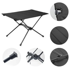 NNEOBA Camping Folding Roll-Up Table Black