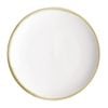 Olympia Round Coupe Plate Kiln Chalk Pack Of 6 180mm Commercial Tableware