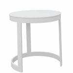 Deck Outdoor Concepts Neverland Outdoor Aluminium Side Table Small In White