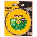 Flexovit 230 x 25.4/22.2mm Turbo Standard Diamond Cutter Blade
