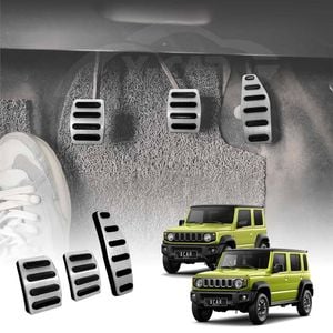 Foot Pedals Pads Cover for Suzuki Jimny Manual 2018-Onwards Anti-Slip Accelerator Brake Clutch