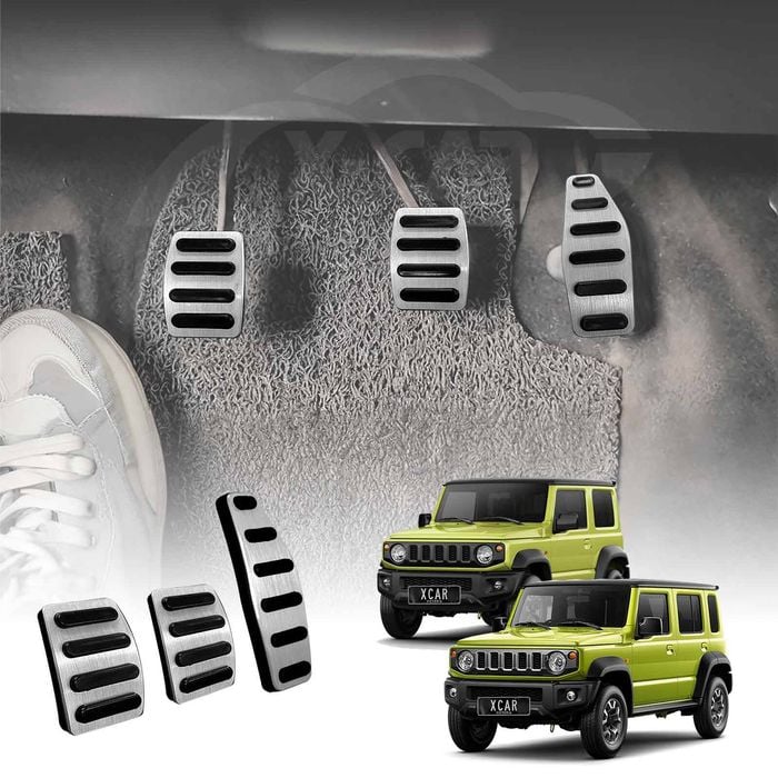 Foot Pedals Pads Cover for Suzuki Jimny Manual 2018-Onwards Anti-Slip Accelerator Brake Clutch