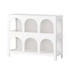 Oikiture Display Shelf Storage Stand Shelving Unit Bookcase Bookshelf White