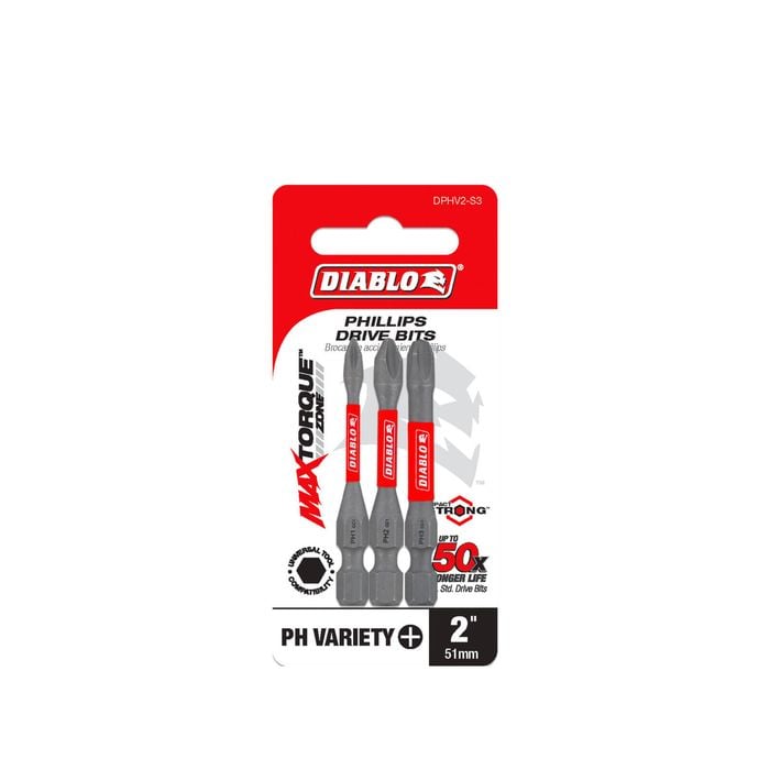 Diablo 2" PH Variety Power Bit - 3 Pack