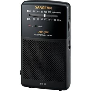 Sangean  Am/Fm Pocket Radio Black