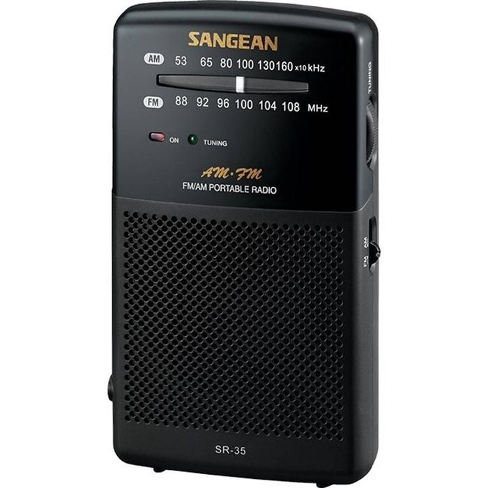 Sangean  Am/Fm Pocket Radio Black