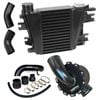 Upgrade Aluminium Intercooler, Airbox And Piping Kit For Nissan Patrol Zd30 3.0l Direct Injection 2000-2007