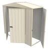 Build-a-Shed  2.3 x 0.8 x 2.3m Gable Single Hinged Side Door Shed - Cream