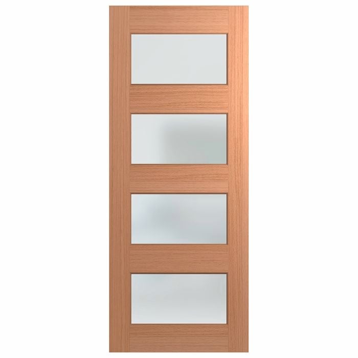 Hume 2040 x 820 x 40mm Entrance Door SPM Savoy Translucent Glass XS24