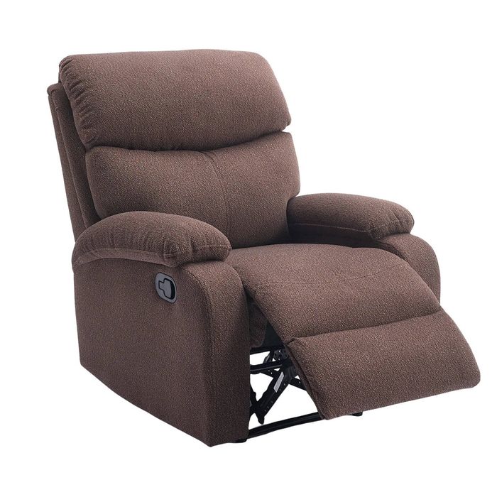 Giselle Boucle Recliner Chair - Brown