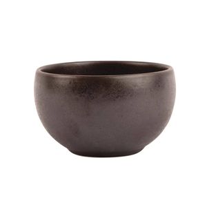 Olympia Fusion Rice Bowl Black Speckled 130mm 6 Pack Ceramic Serving Tableware