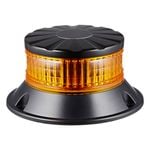 12W Amber LED Warning Light Beacon Amber Lens - AMBER