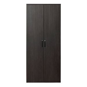 European Cabinetry Nordic Ash Classic Oval Black Handles Stockholm Storage Cupboard