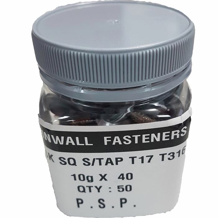 Twinwall Fixing Screws - 50 Pack