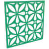 ProtectorAl 300-1200w x 300-1200h Light Green/Gloss White Morrocco Unframed Composite Deco Panel