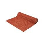 J.elliot Home Alexis 33x180cm Cotton Table Runner - Rust & Clay