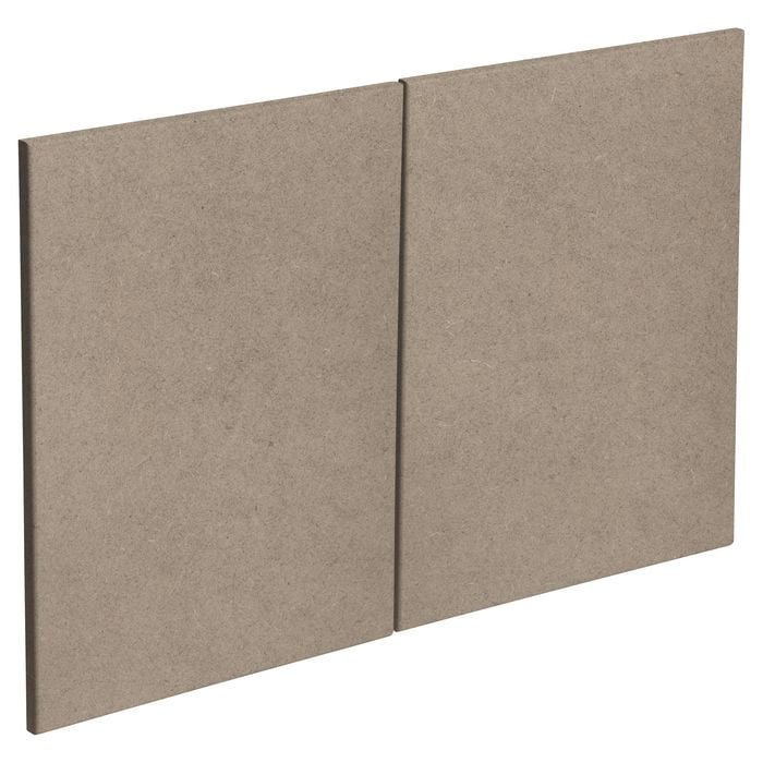 Kaboodle 900mm Raw Board Modern Rangehood Doors - 2 Pack