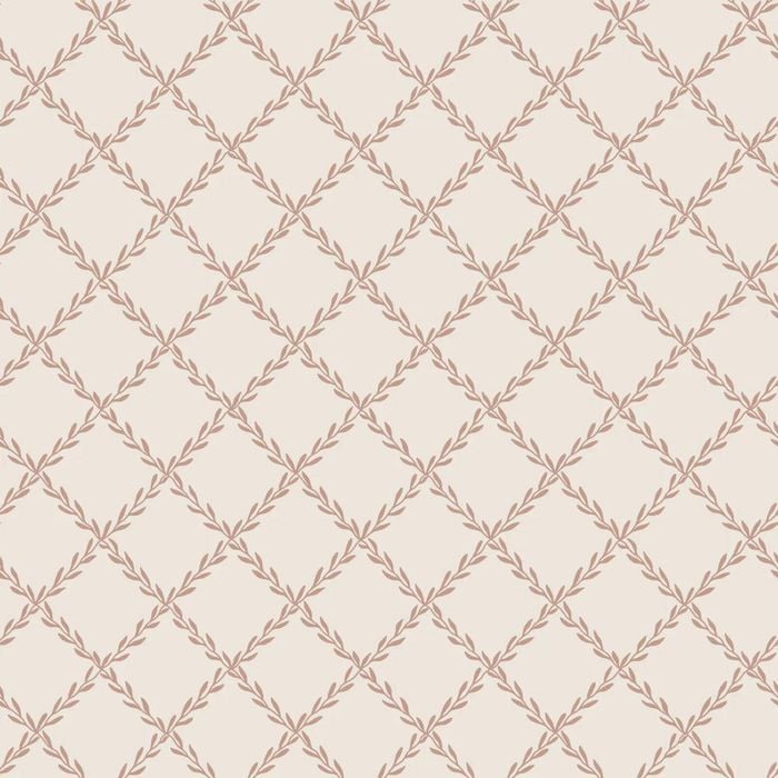 Wallpaper Trader Trellis Wallpaper Roll 10.05m X 53cm, Burnt Orange