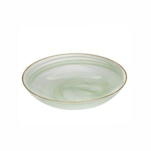 Ismay Round 2.25L Salad Glass Bowl Serving Dish - Green