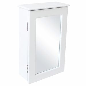Estilo 1 Door Bathroom Mirror Cabinet