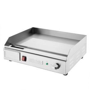 Apuro Steel Plate Electric Griddle Cu626-a 200(h) X 525(w) X 465(d)mm Commercial Kitchen Cooking