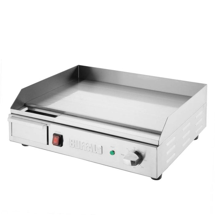 Apuro Steel Plate Electric Griddle Cu626-a 200(h) X 525(w) X 465(d)mm Commercial Kitchen Cooking