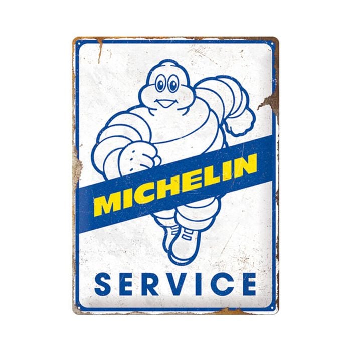 Nostalgic-Art Large Metal Sign Michelin Service 30x40cm