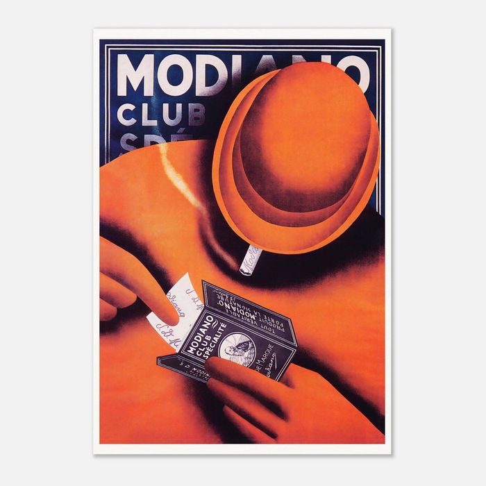 Galrie Modiano Vintage Cigarette Papers Advertising Poster for Art Home Decor, Poster Only, 50 x 70cm (20 x 28inch)