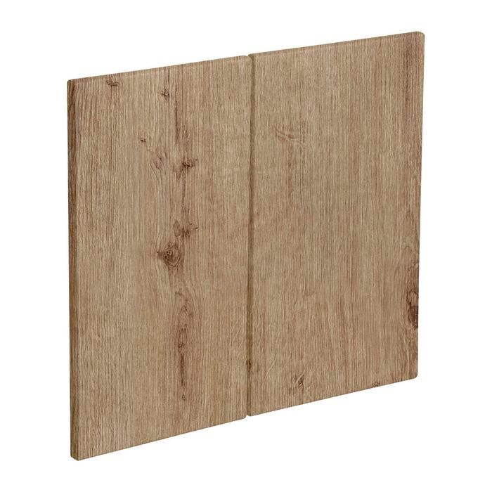 Kaboodle 600mm Spiced Oak Modern Medium Rangehood Doors - 2 Pack