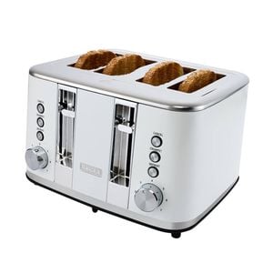 Baccarat The Brekkie Slice 4 Slice Toaster White