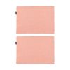 2x 4pc Bas Phillips Linen Tencel Placemat Set Tableware Dusty Pink 33x45cm