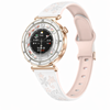 Ultra Thin Smart Watch Amoled Bluetooth Call Fitness Tracker Bracelet Watch White Pink