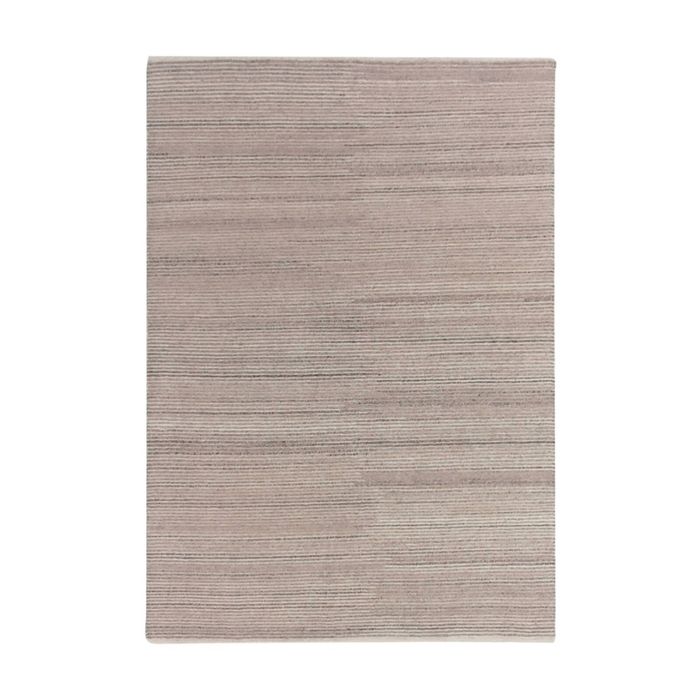 Colorscope boheme ribbed contemporary indoor yarn rug natural 200x300cm