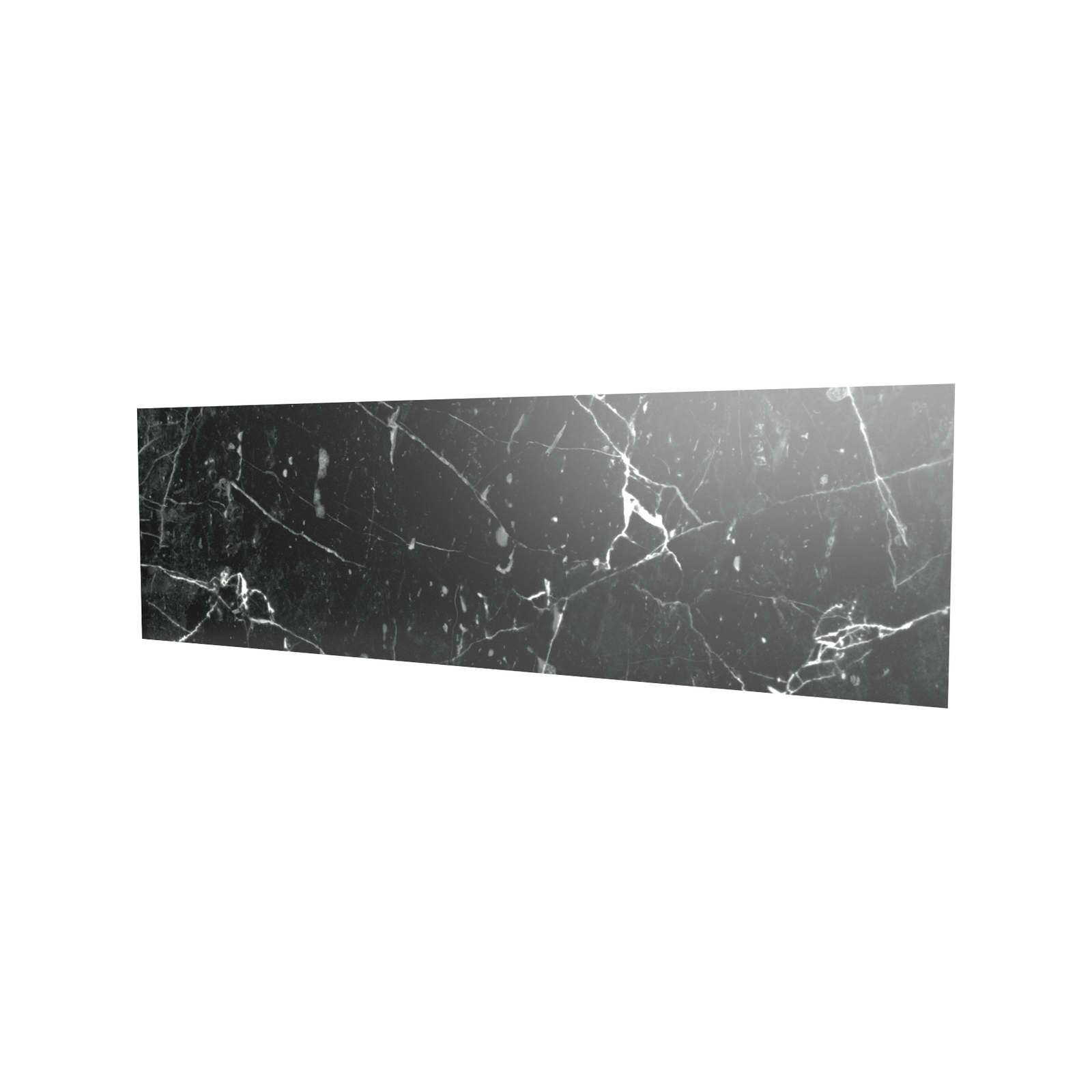 Bellessi 300mm x 900mm x 4mm Motiv Polymer Bathroom Panel - Black Marble